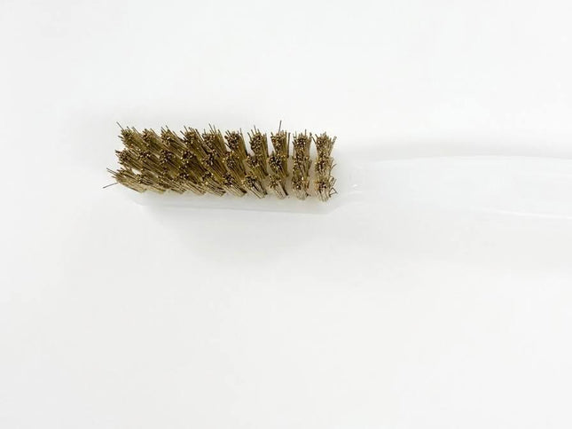 Plastic Handle Brass Wire Brush