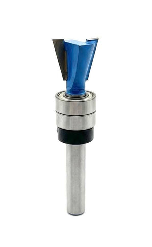 Top Mounted Bearing Dovetail Bit 1/4" Shank