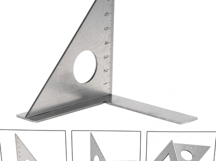 Stainless Steel Triangle Square Ruler