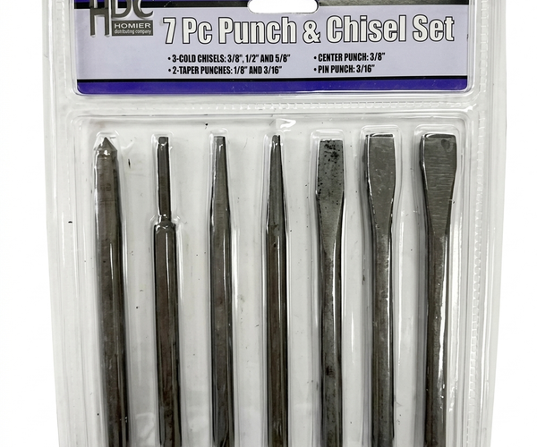 7 Piece Punch & Chisel Set