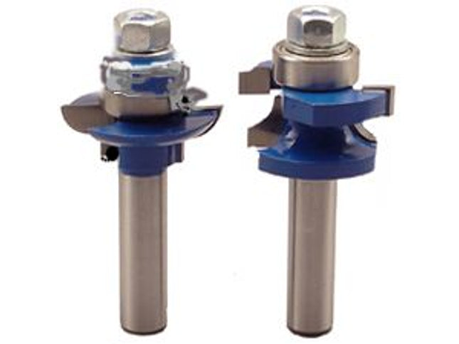 Matched Rail & Stile Bit (Round Over Set)