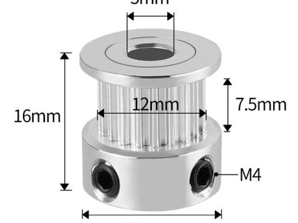 GT2 - 20-Tooth Timing Pulley