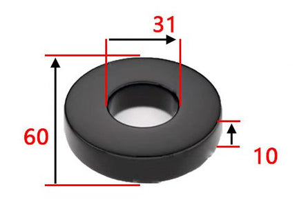 Large Flat Washer - High Tensile ( 8mm / 10mm Thickness)