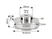 GT2 x 60T x 6mm x 5mm Bore
