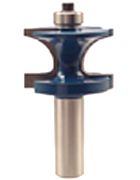 Oval fillet table edge bit by McJING Tools, showcasing a woodworking router bit with an oval-shaped cutting edge for smooth edges.