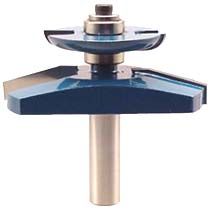 McJING Tools 15° straight raised panel bit with undercutter for woodworking and cabinetry.