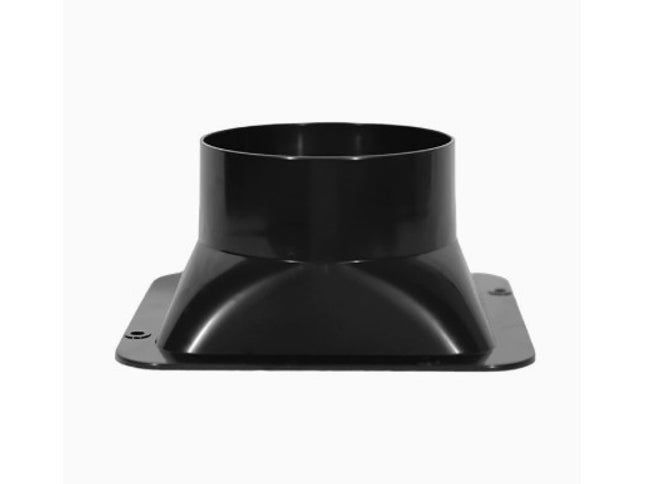 4" 100mm Square Inlet Flanged Hose Adaptor