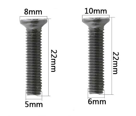 Left Hand Thread Countersink Bolt