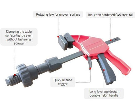 DURATEC Vertical Workbench Clamp