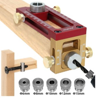 Adjustable Depth Doweling Jig