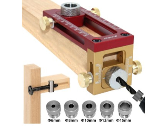 Adjustable Depth Doweling Jig