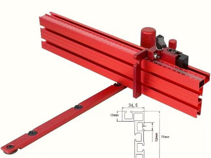 Precision Mitre Gauge with 400mm Fence & Flip Stop