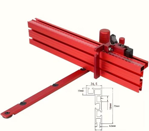 Precision Mitre Gauge with 400mm Fence & Flip Stop