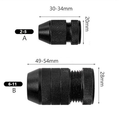 2pc/set Adjustable Drill Stop Set (Alloy Body)