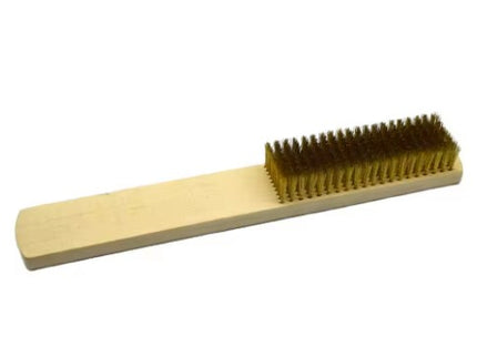Wood Handle Brass Wire Brush