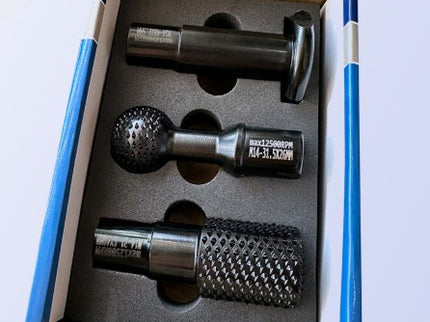 3pc/set Wood Carving Burr for Angle Grinder - (M14 thread)