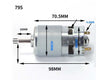 795 DC 12/24V (5mm Shaft)