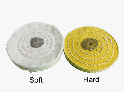 4" Flannel Buffing Wheel Set