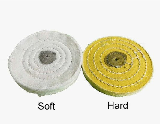 4" Flannel Buffing Wheel Set