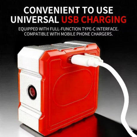 Rechargeable 4-Sided Magnetic Digital Level Angle Box with IR Lasers