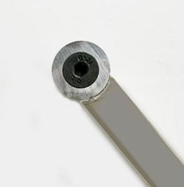 Round Carbide Replaceable 12mm Tip Woodturning Blank, 10x10x235mm