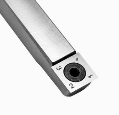 Square Carbide Replaceable Tip 11x11mm Woodturning Blank, 10x10x235mm