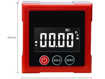 Rechargeable 4-Sided Magnetic Digital Level Angle Box with IR Lasers