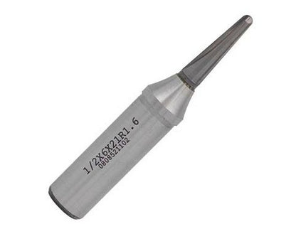 Taper Straight Groove Bit ( Ball-End ) 2-Flut