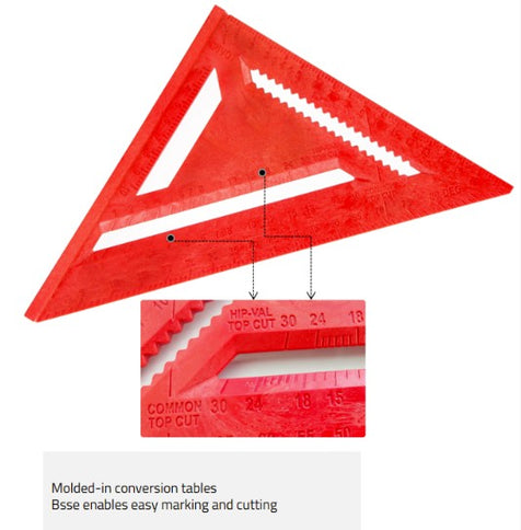 DURATEC Plastic Rafter Square (Metric)