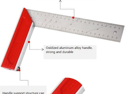 DURATEC Aluminum Handle Square