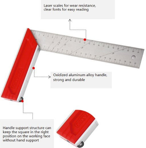 DURATEC Aluminum Handle Square