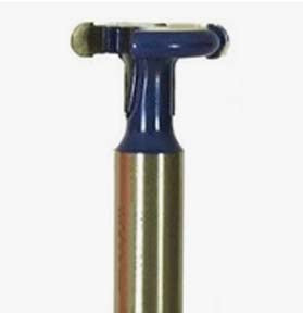 T-Slot with Radius Cutter Bit For Demountable Hinges