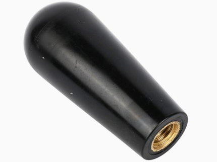 Bakelite Ball End Tapered Handle (Brass Female Thread)