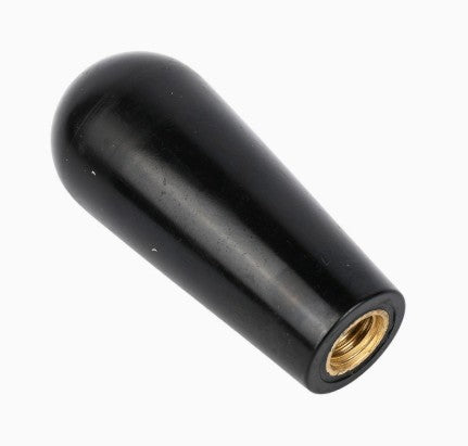 Bakelite Ball End Tapered Handle (Brass Female Thread)