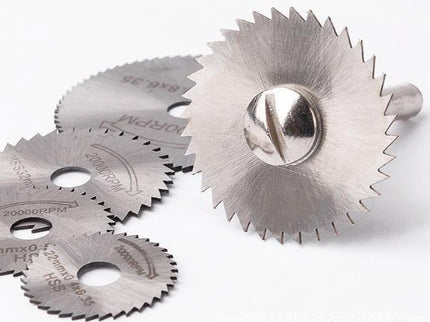 7pc/set ( 6 - HSS Saw Blade + 1 - Arbor )