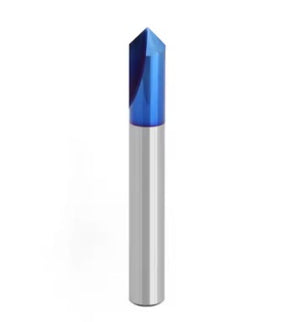 3-Flute Solid Carbide V-Groove Bit ( Nano Coating )