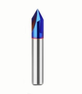 3-Flute Solid Carbide V-Groove Bit ( Nano Coating )
