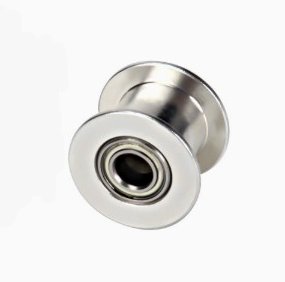 Dual Bearing Aluminum Idler Pulley ( Grooved / Smooth )