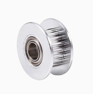 Dual Bearing Aluminum Idler Pulley ( Grooved / Smooth )