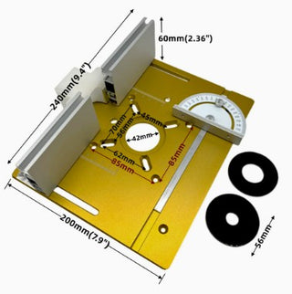 Multi Router Table Plate with Fence (Suits 65mm Lifter)