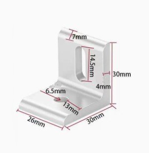 Alloy Right Angle Bracket