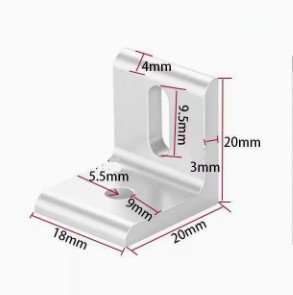 Alloy Right Angle Bracket