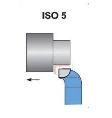 Brazed Tip Blind Face Turning Bit (Right)