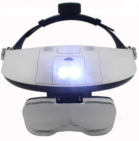 Headband Loupe With LED Light / 5 Lenses