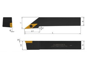 Out-Facing (Screw Lock) nero diamond tip 1-side