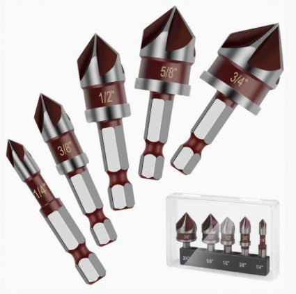 Countersink Set with Hex Handle