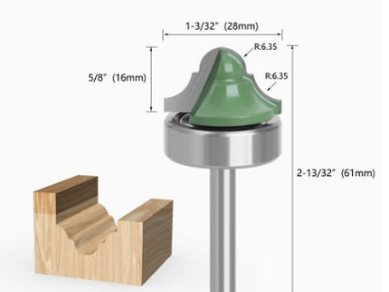 Top Mounted Bearing Ball End Classic Bit