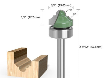 Top Mounted Bearing Ball End Classic Bit