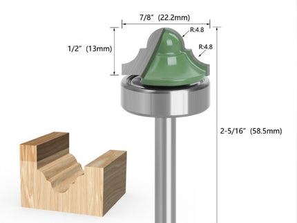 Top Mounted Bearing Ball End Classic Bit