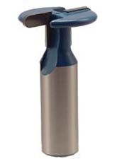 T-Slot with Radius Cutter Bit For Demountable Hinges